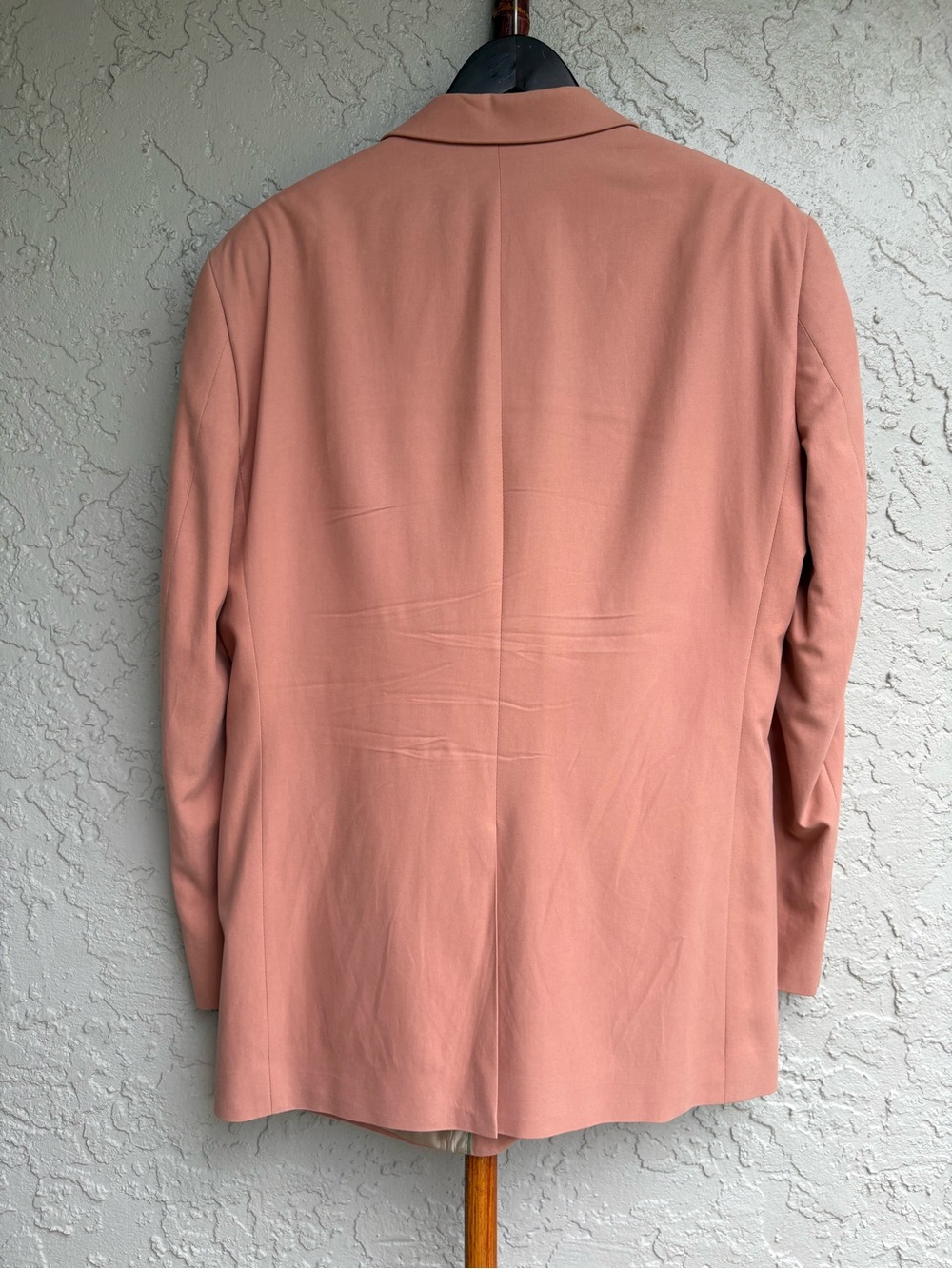 Alan Flusser Pink Silk Blend Sport Coat Blazer 42R Salmon Coastal - Picture 11 of 16